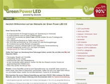 Tablet Screenshot of green-power-led.de